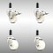 Service Caster 3 Inch 316SS Nylon Swivel 1 Inch Expanding Stem Caster Lock Brake SCC, 2PK SCC-SS316TTLEX20S314-NYS-2-S-2-1 - alternate 3